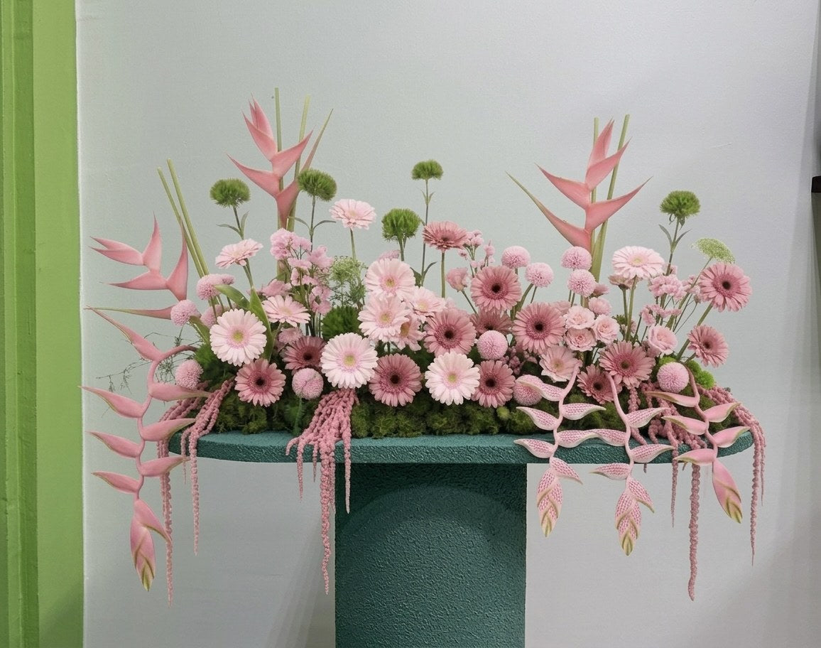 Pink Tropical Garden Arrangement