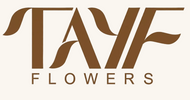 Logo of TAYF Flowers with a transparent background